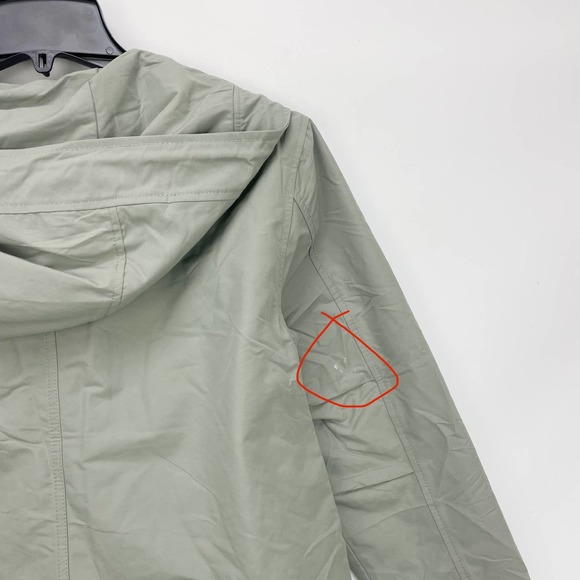 Everlane Womens The ReNew Windbreaker Light Green XS - Picture 11 of 12